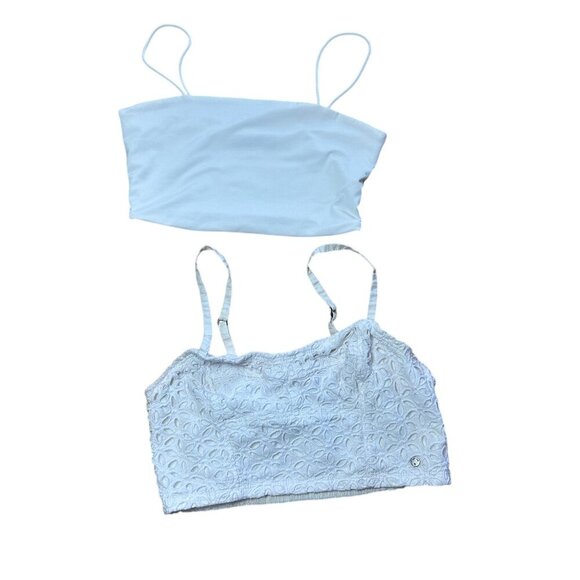 ABErCROMBIE & FITCH Lace Bralette Cropped Top Bra Top Size Small w Shein Top - Picture 1 of 8